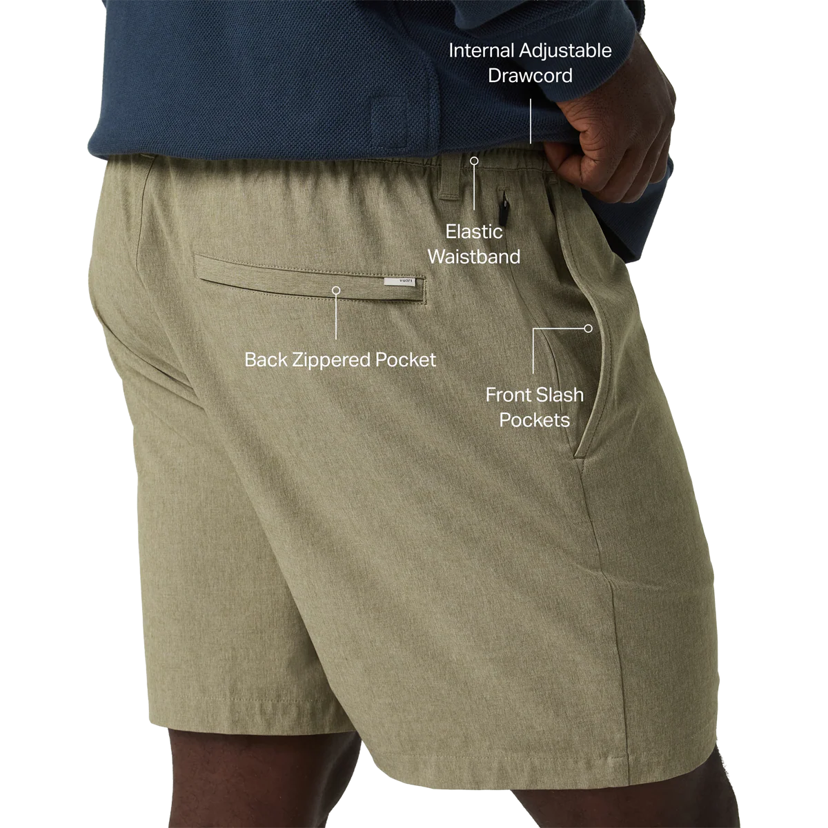 Men's Aim E-Waist Short Classic 7" - Image 5