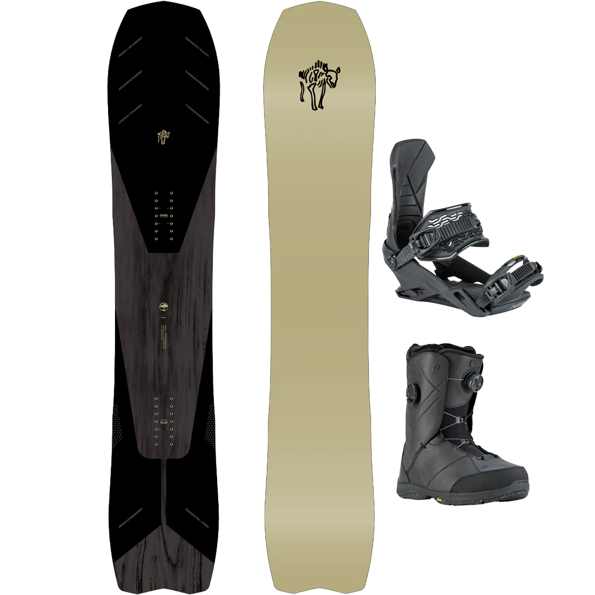 Arbor Snowboards Bryan Iguchi Pro Demo Snowboard Package