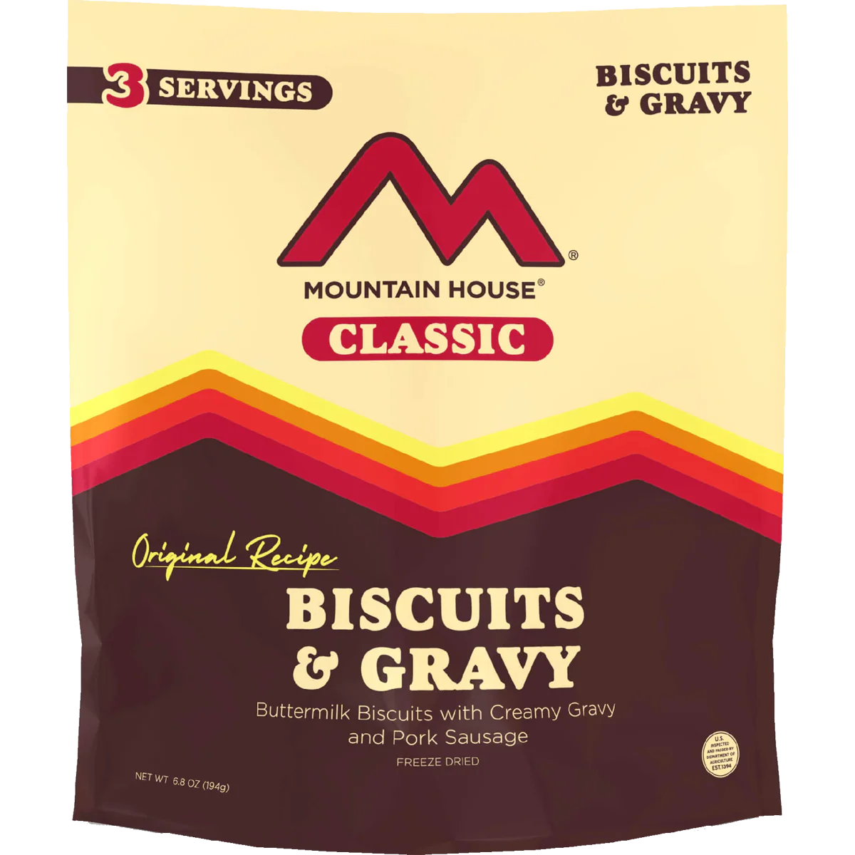 Classic Biscuits & Gravy (3 Servings)