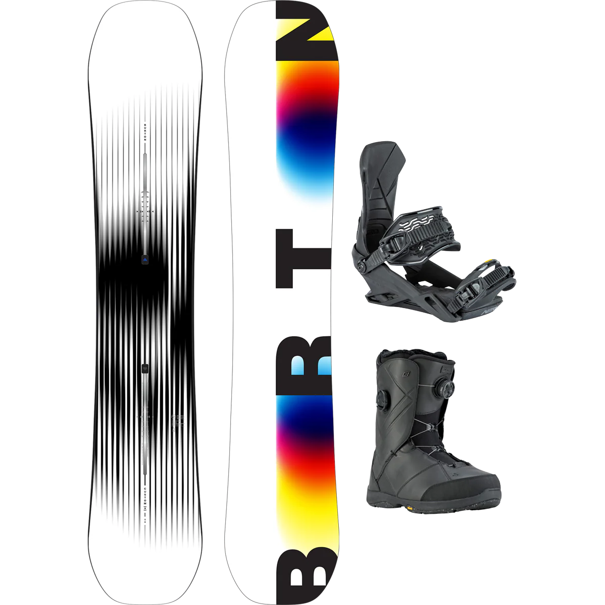 Burton Custom X Camber Demo Snowboard Package