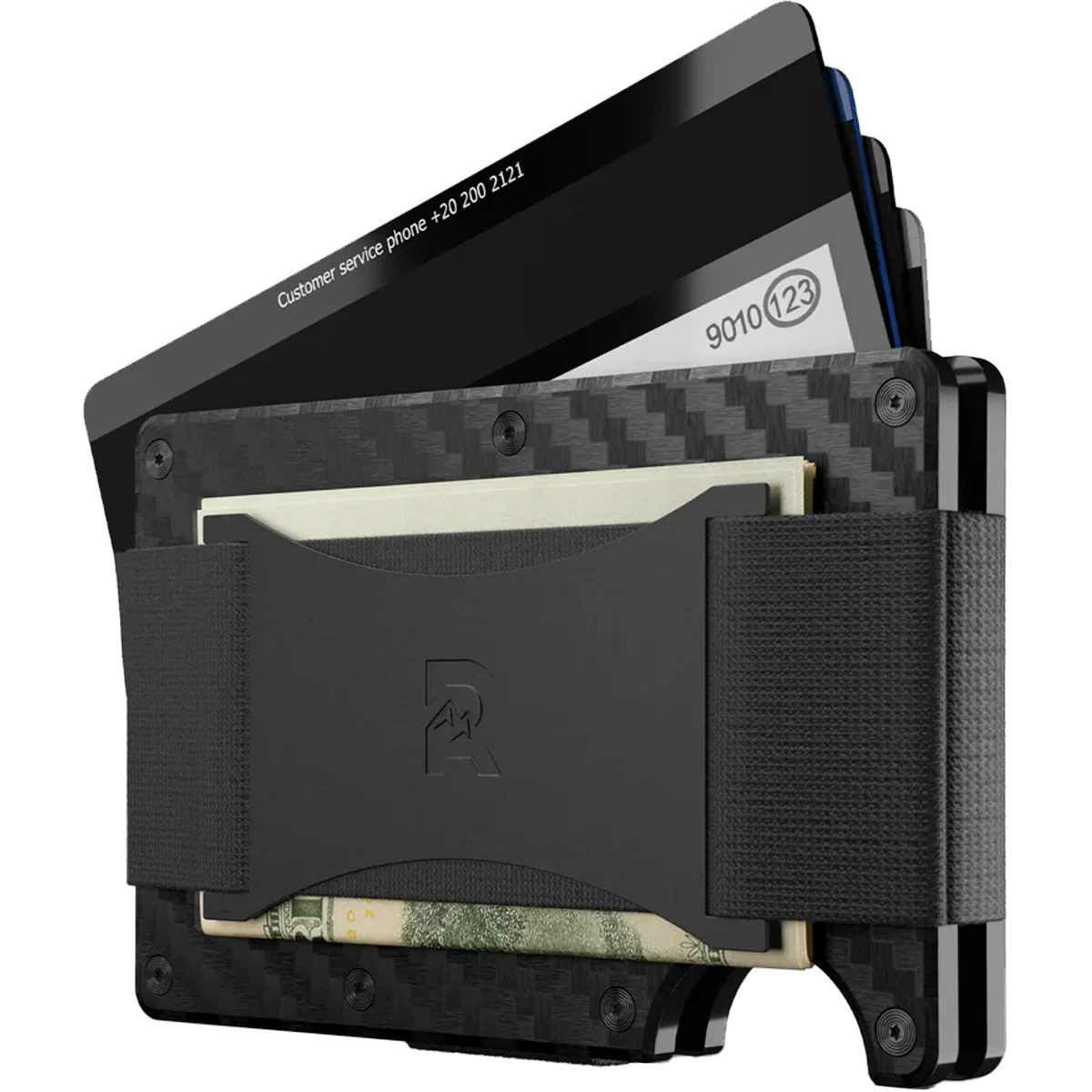 Carbon Fiber Wallet with Cash Strap - Image 4