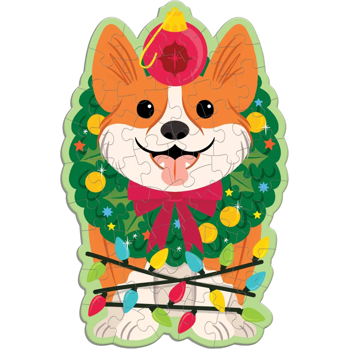 Christmas Corgi 48 Piece Scratch & Sniff Puzzle - Image 2