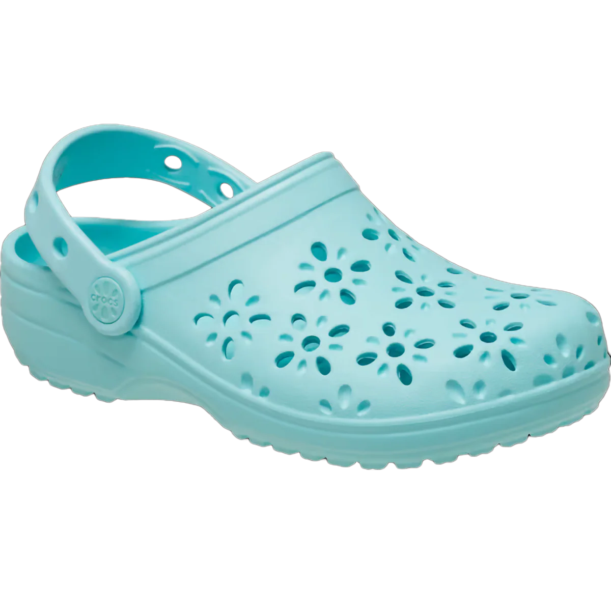 Youth Classic Floral Cut Out Clog - Image 4