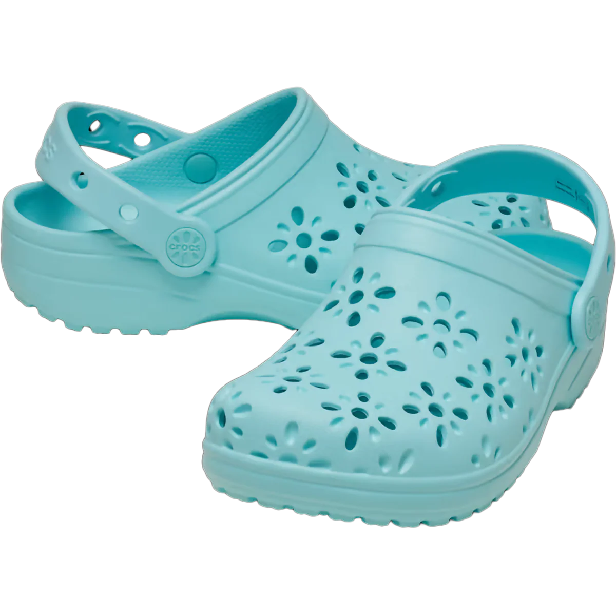 Youth Classic Floral Cut Out Clog - Image 5