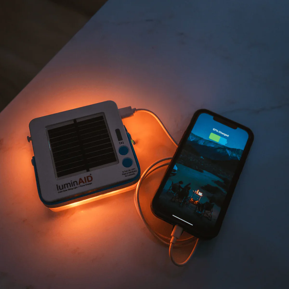 LuminAID Multi-Color Solar String Light - Image 3
