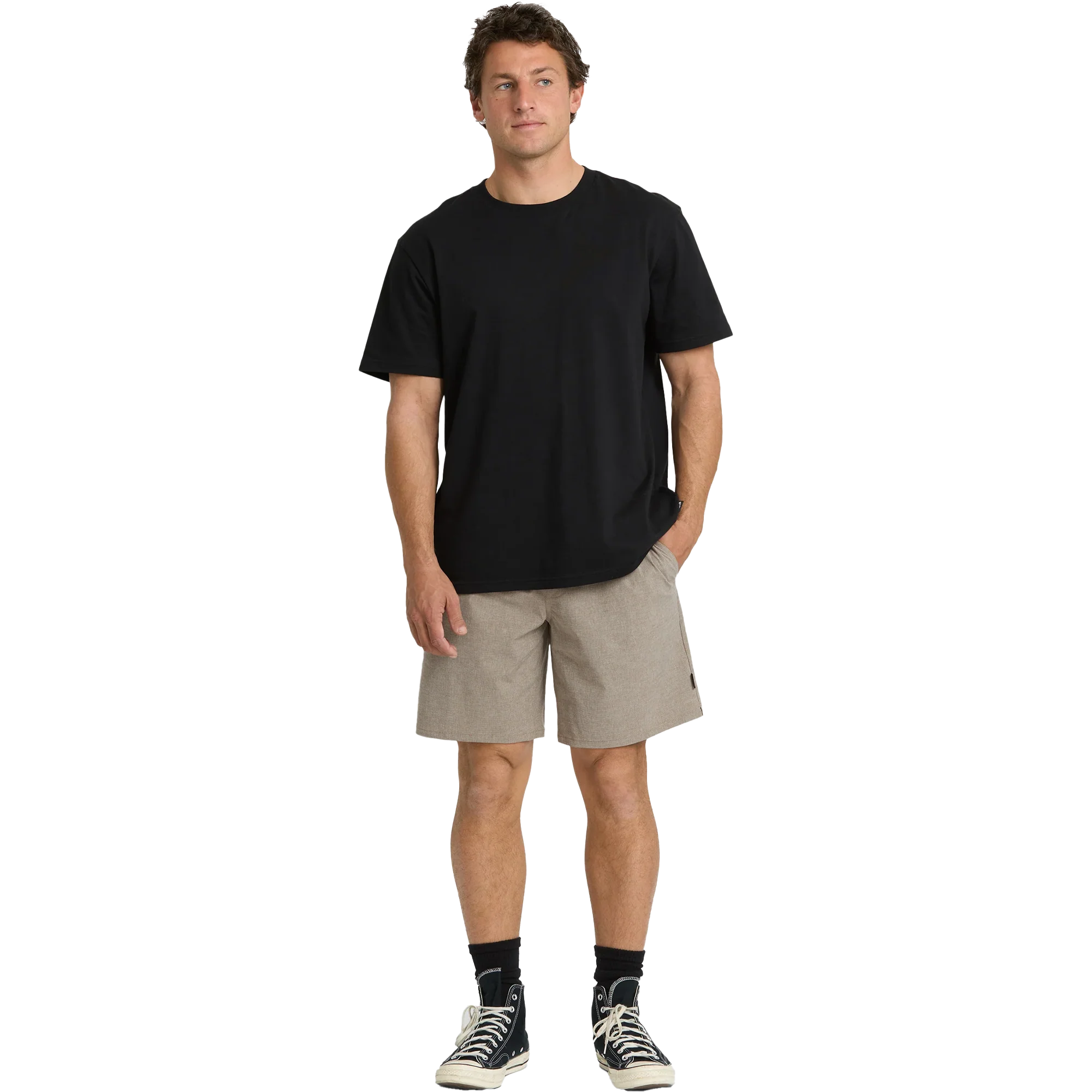 Men's Crossfire Elastic Wave Washed Shorts - Image 2