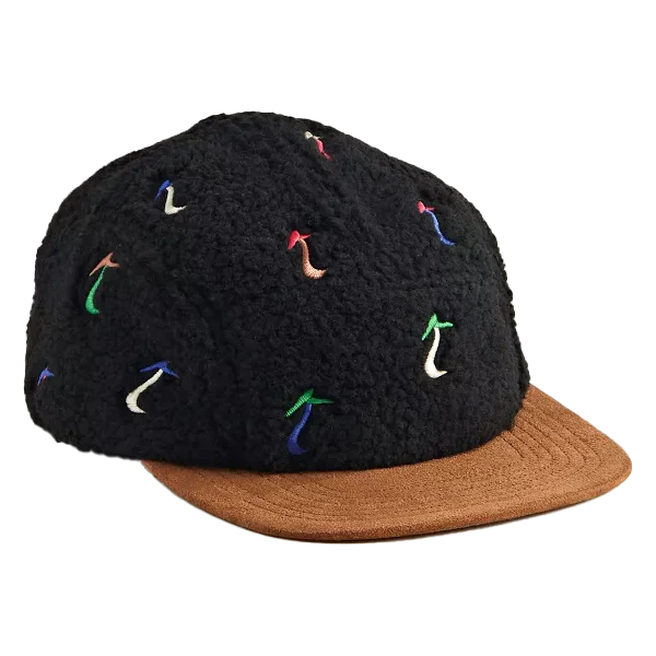 Dancing Shrooms 5-Panel Fleece Hat