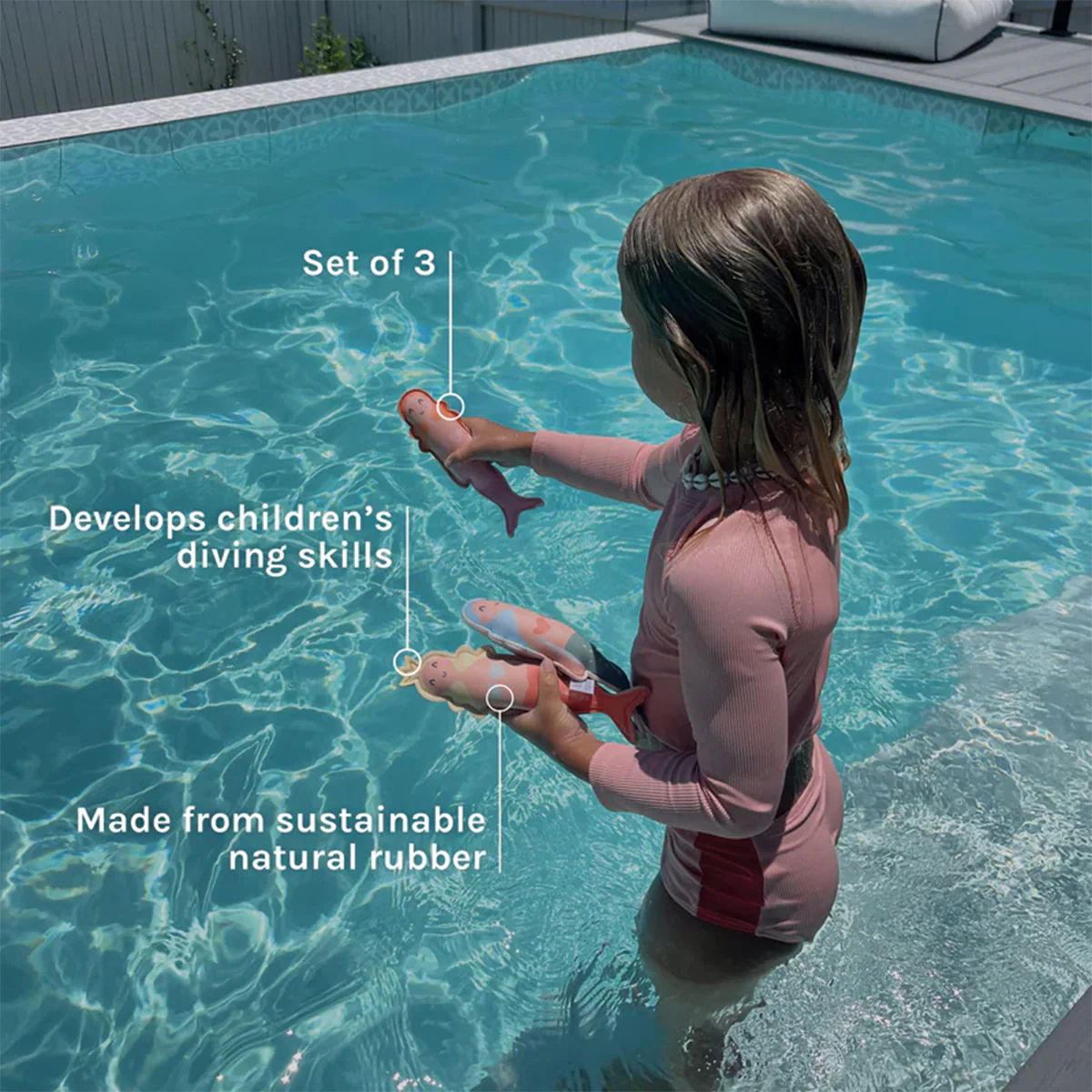 Dive Buddies Melody the Mermaid Set of 3 - Image 6