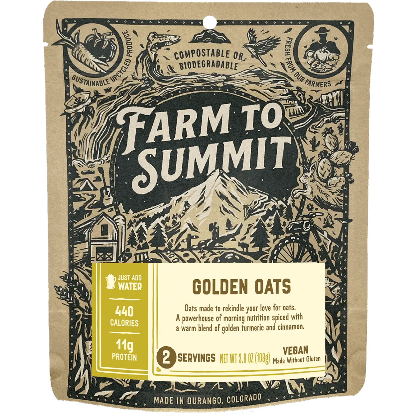 Golden Oats (2 Servings)