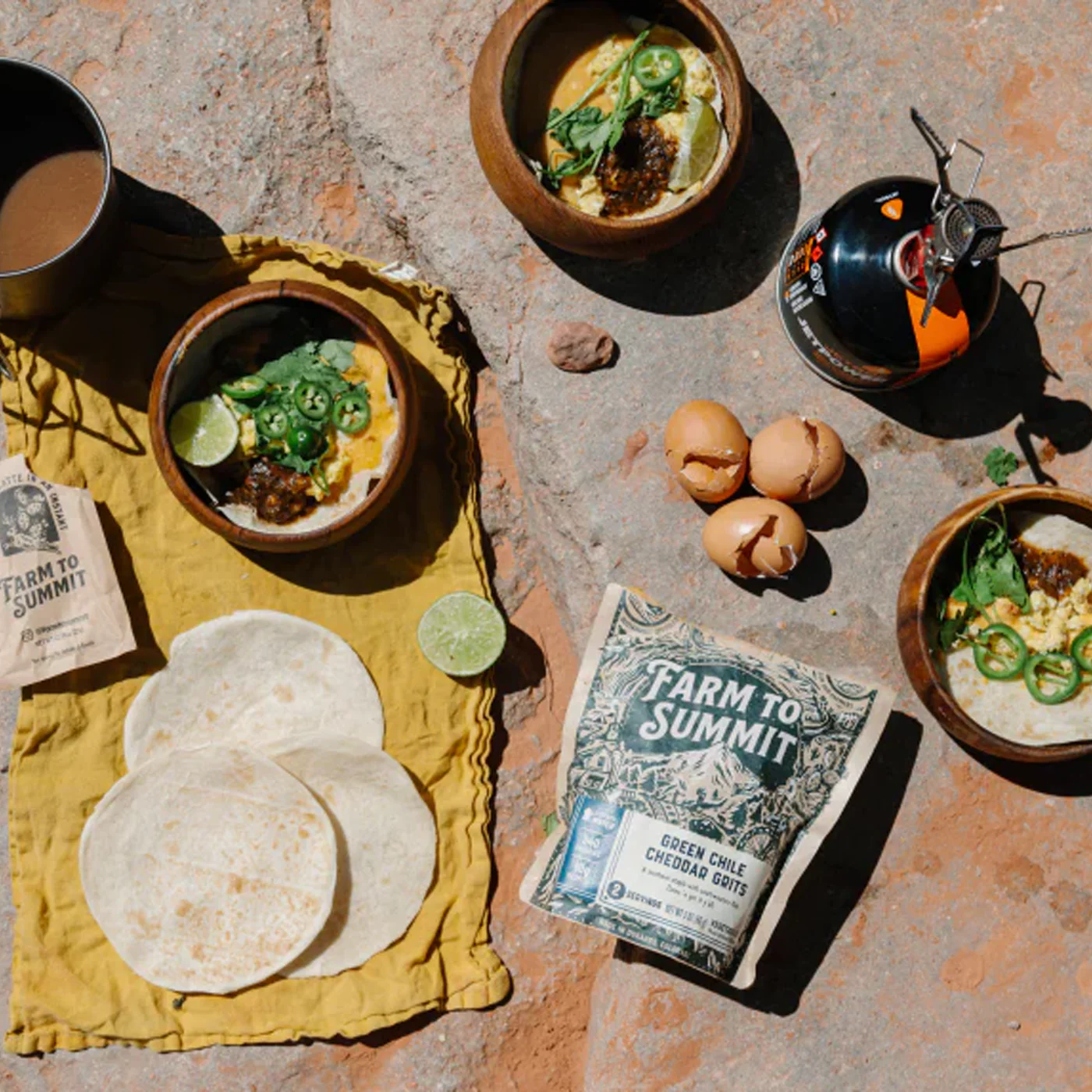 Green Chile Cheddar Grits (2 servings) - Image 3