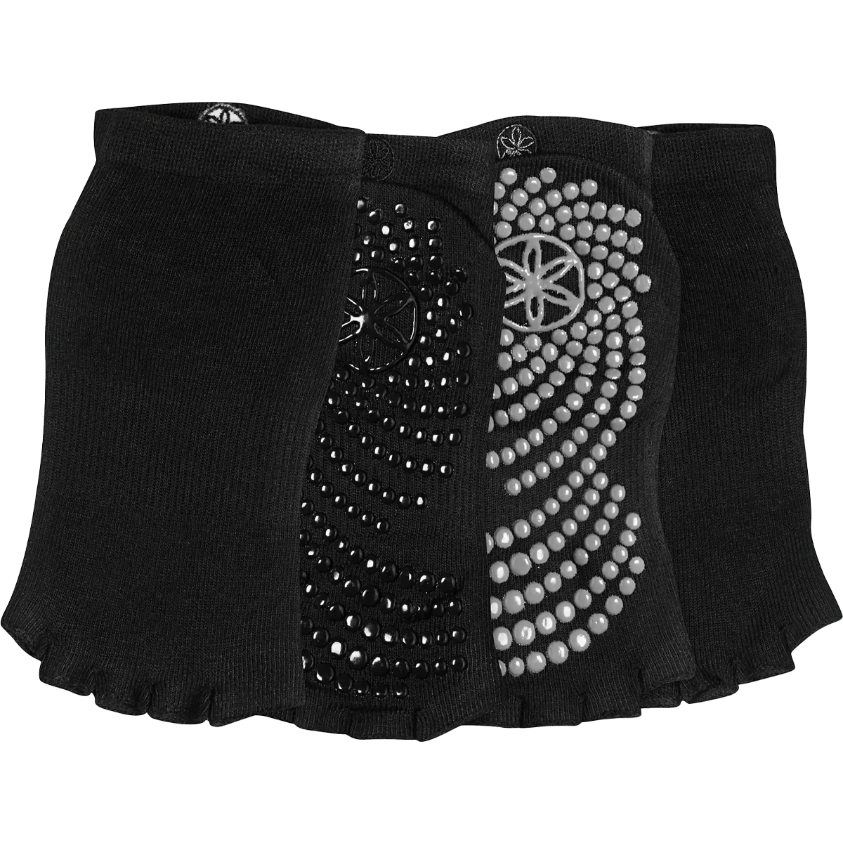 Grippy Toeless Yoga Socks 2-PK