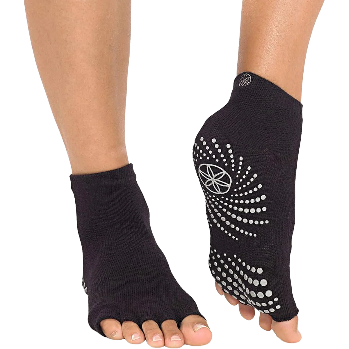 Grippy Toeless Yoga Socks 2-PK - Image 2