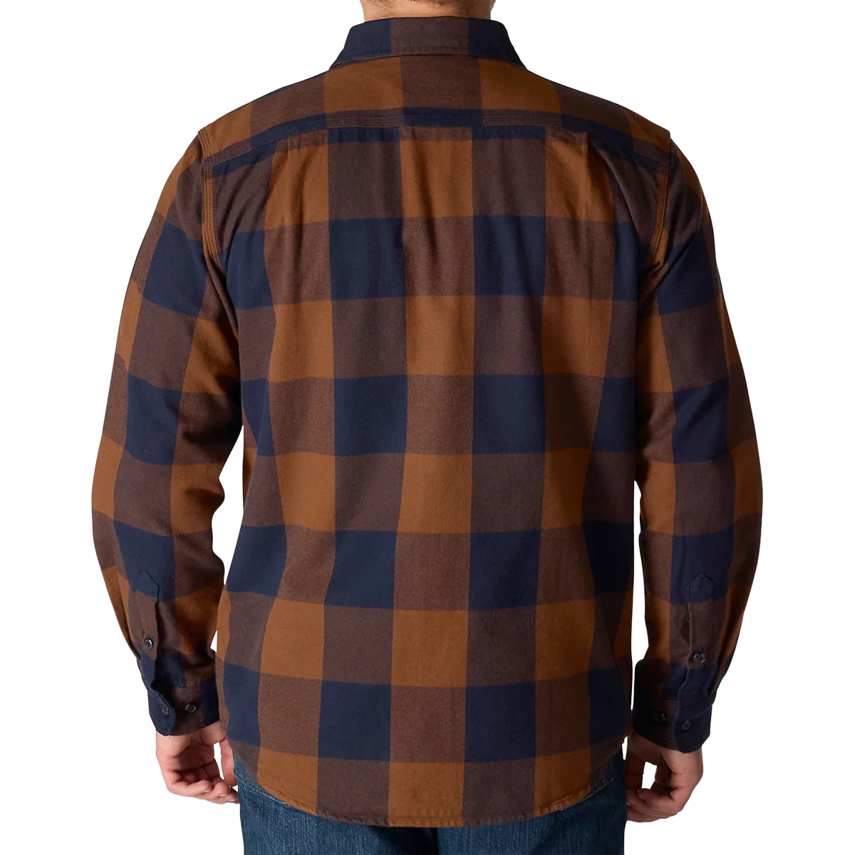 Men's Heavyweight Flannel Long Sleeve Plaid Shirt - Image 4
