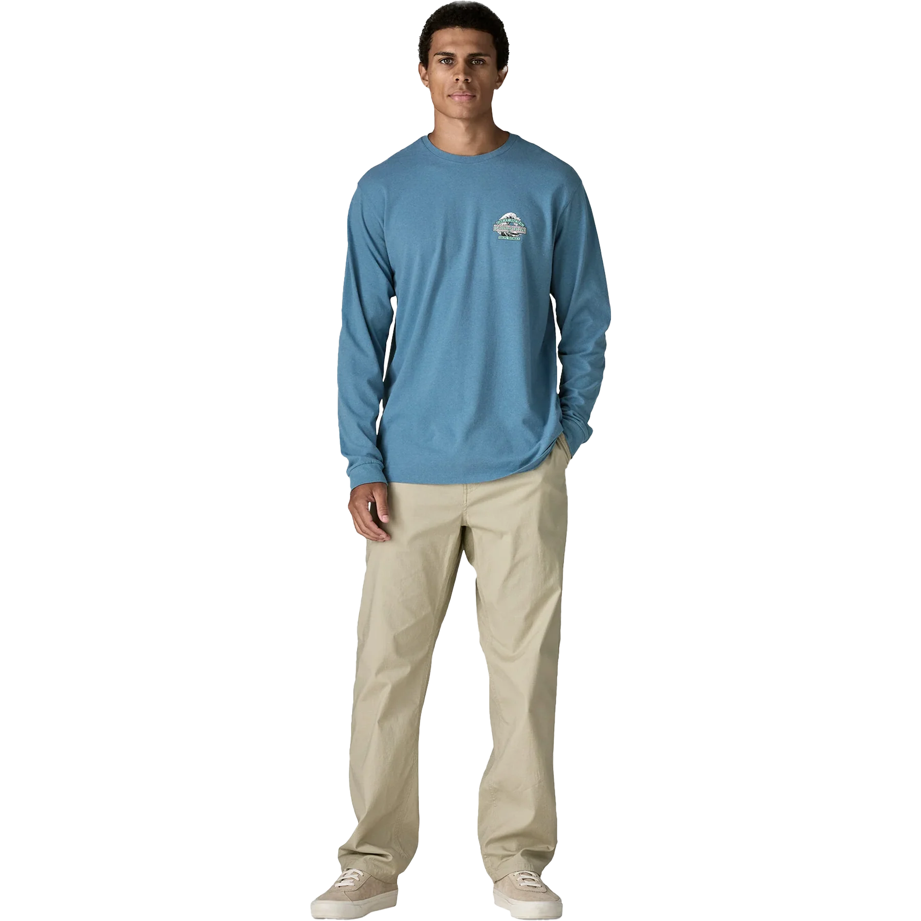Men's Longsleeve Great Waves Responsibili-Tee - Image 5