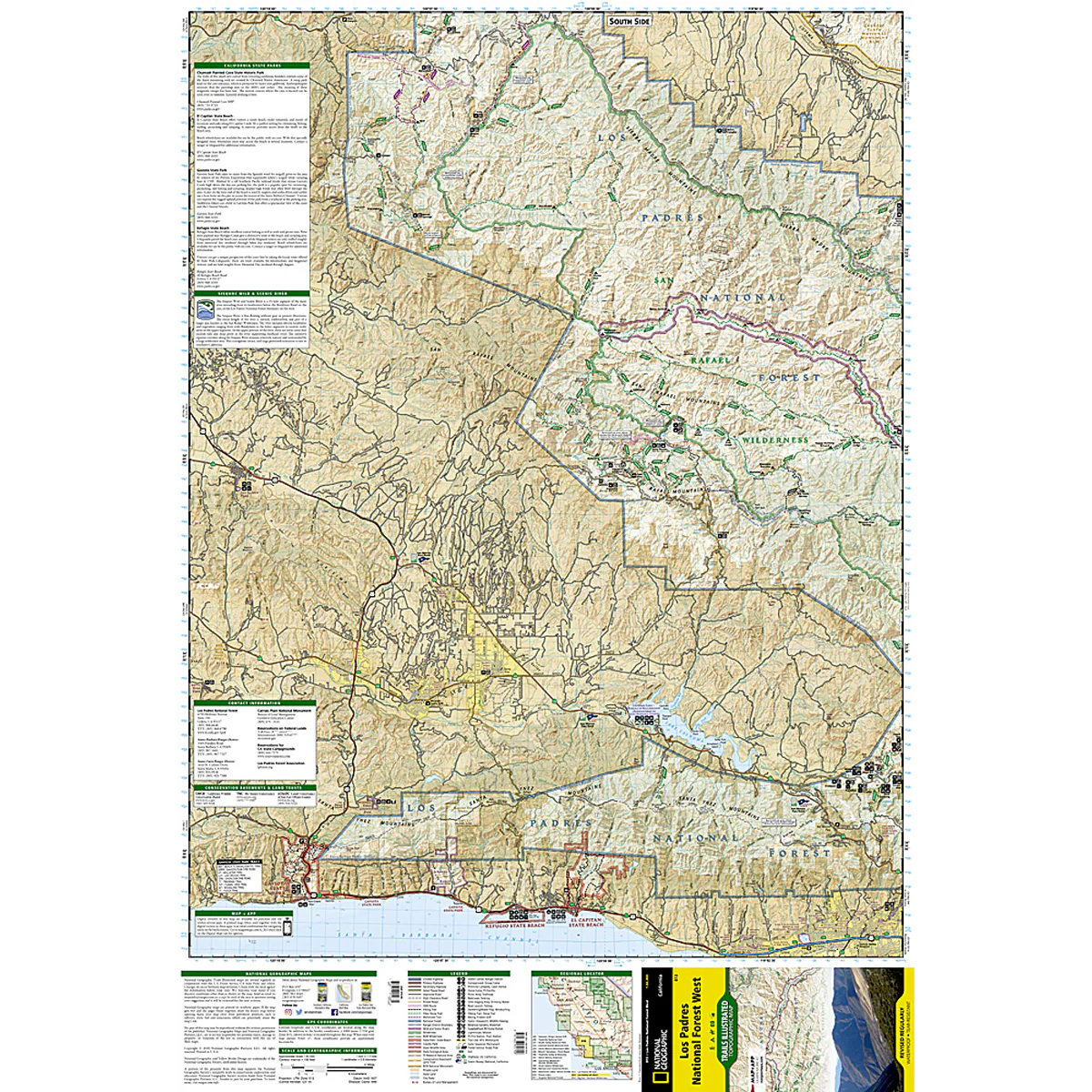 Los Padres Nat Forest West Map - Image 2