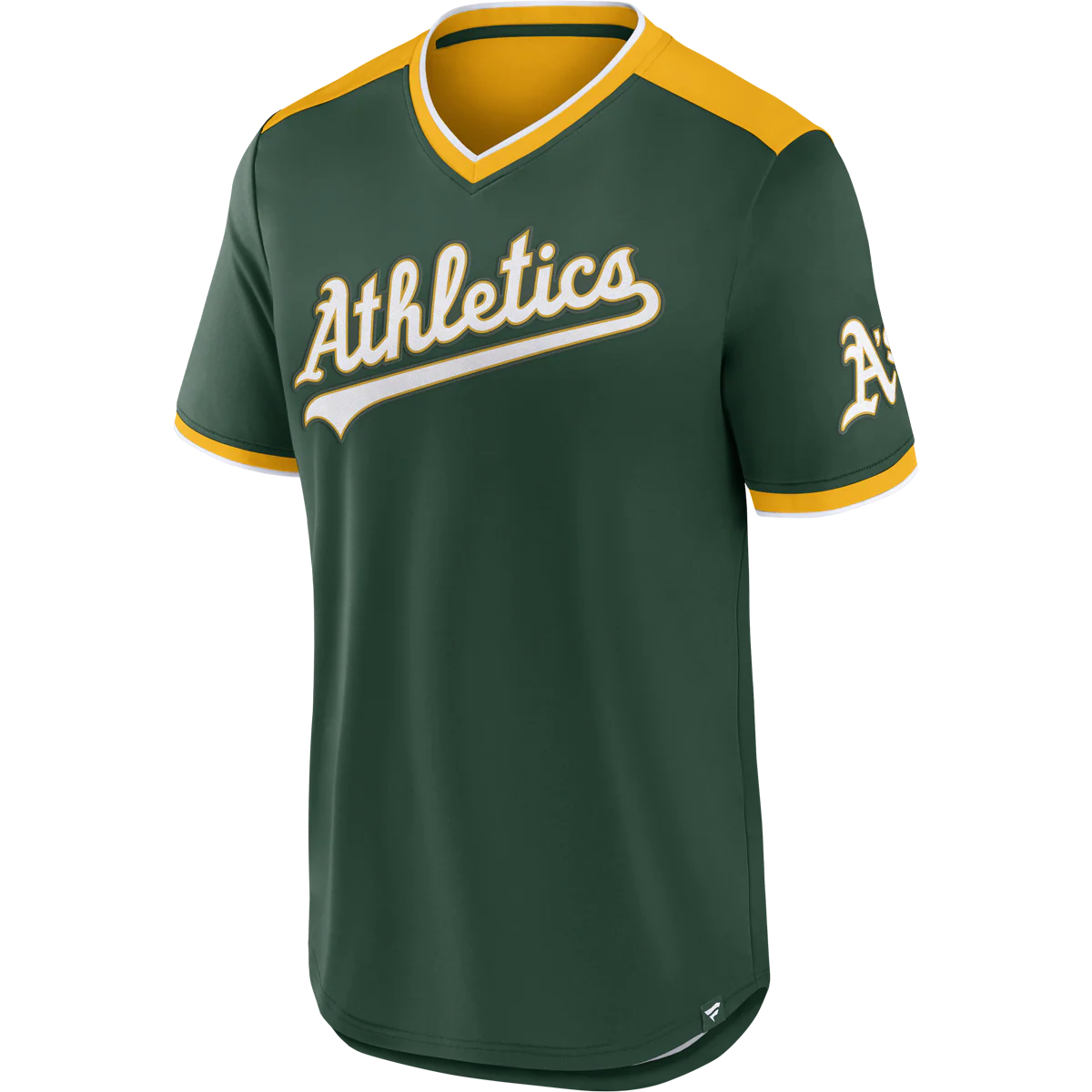 Men's A's Fundamentals Poly Walk Off Short Sleeve