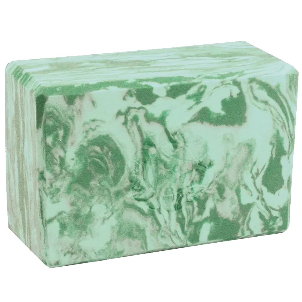 Marbled Foam Yoga Block 4" - Image 2