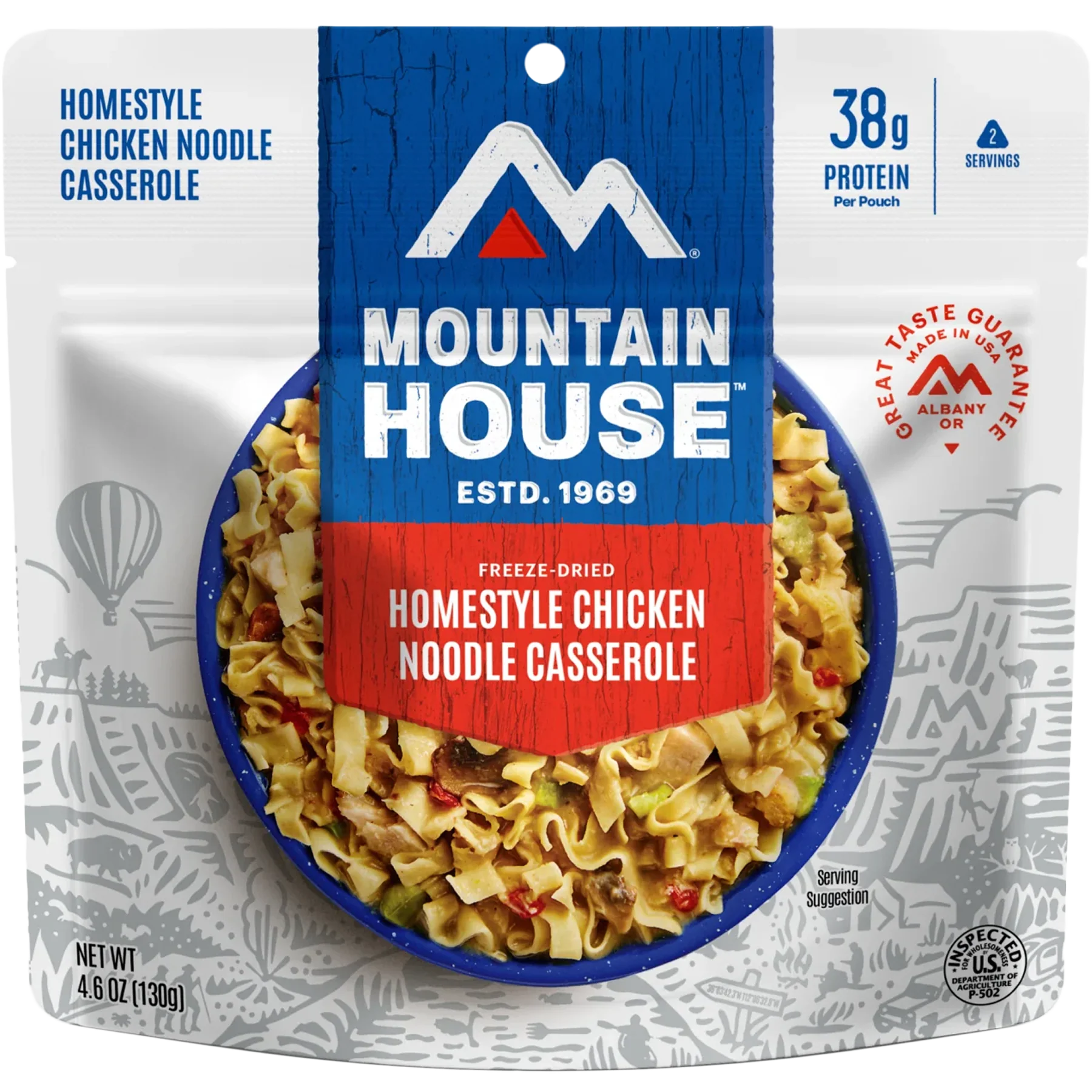 Homestyle Chicken Noodle Casserole (2 Servings)
