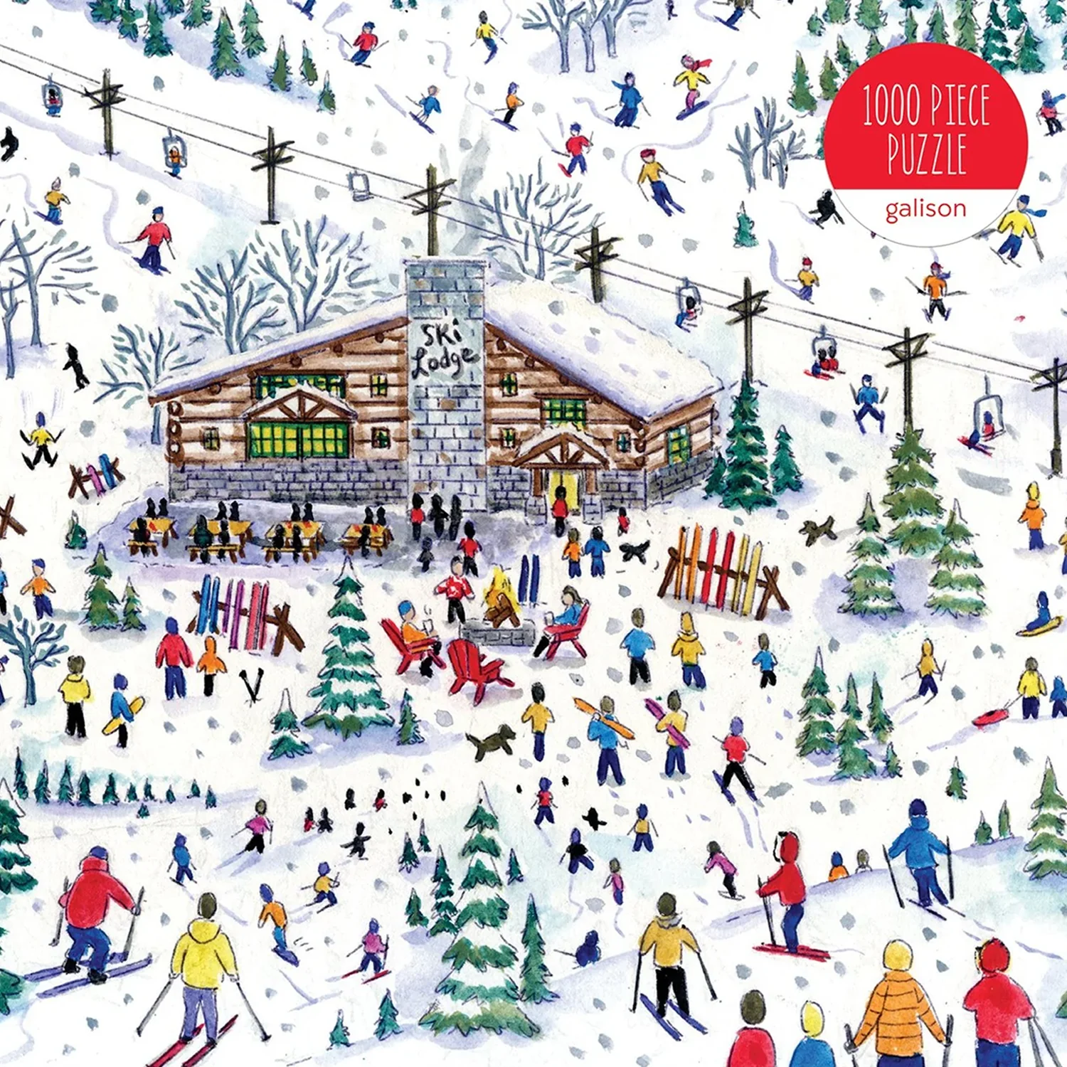 Michael Storrings Apres Ski 1000 Piece Puzzle - Image 2