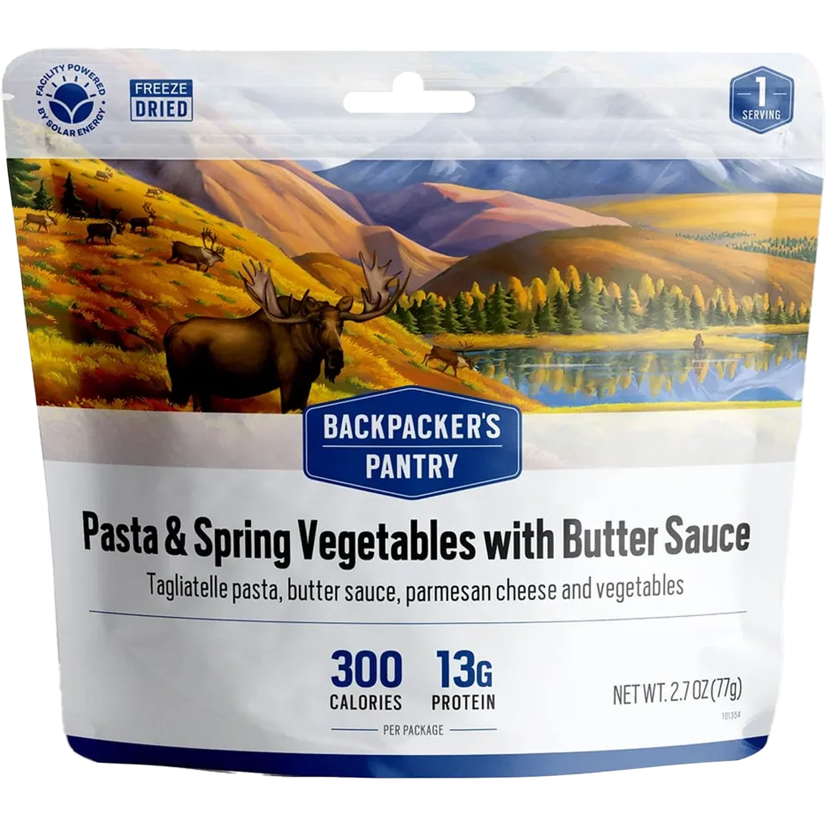 Pasta & Spring Vegetables with Butter Sauce (1 Serving)