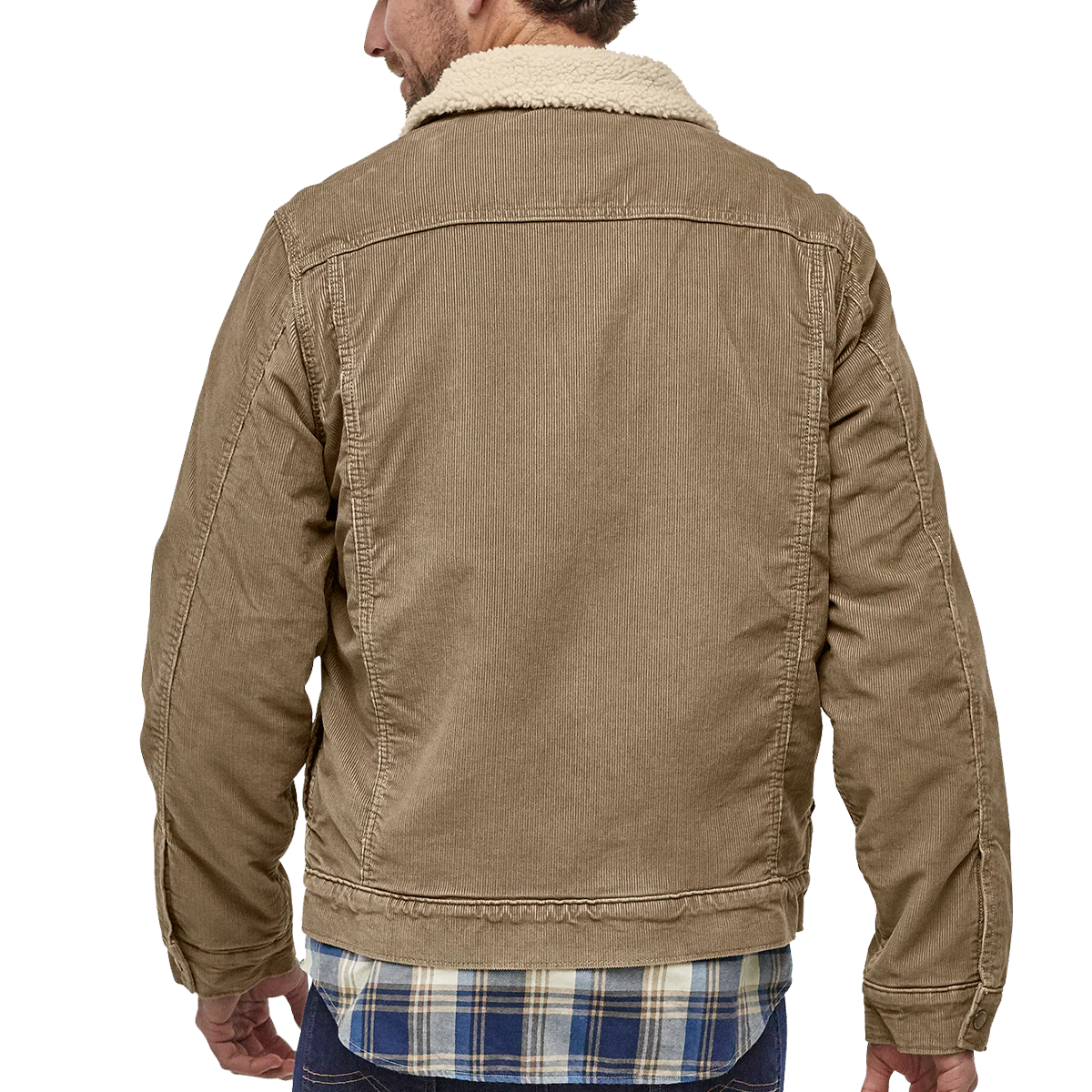 Men's Pile Lined Trucker Jacket - Image 3