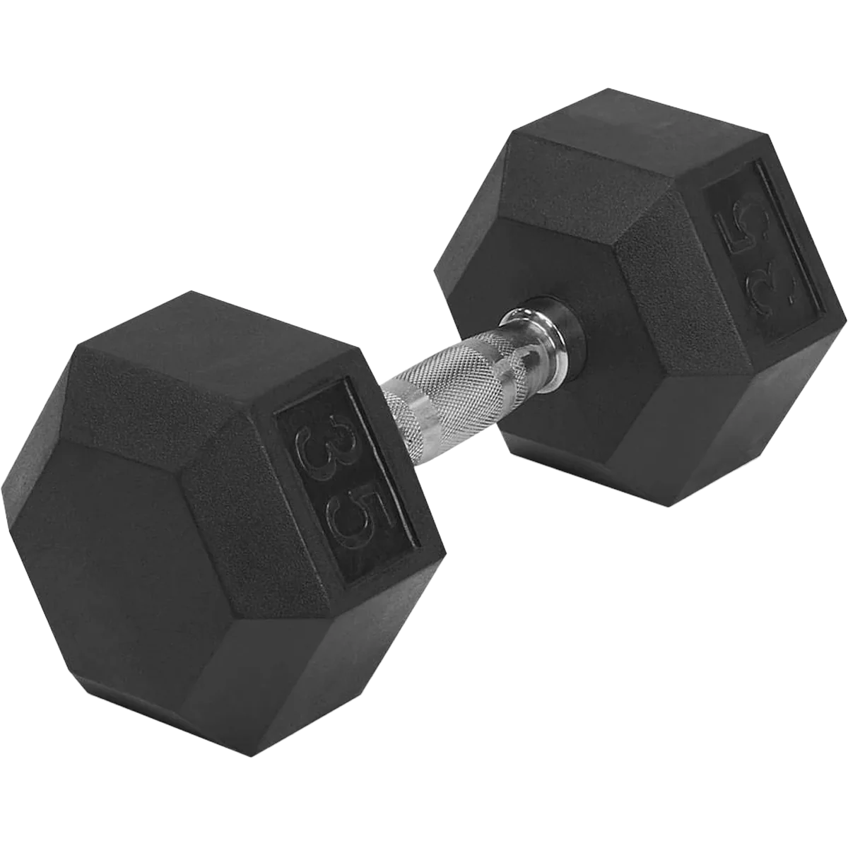 Rubber Hex Dumbbell 12 lb