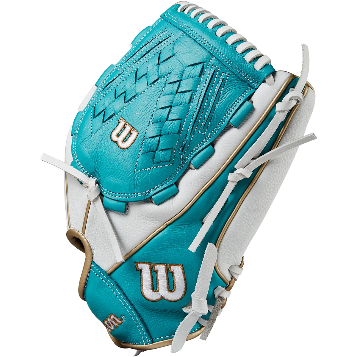 Youth Siren Fastpitch Outfield 12.5" Victory Web LHT - Image 3