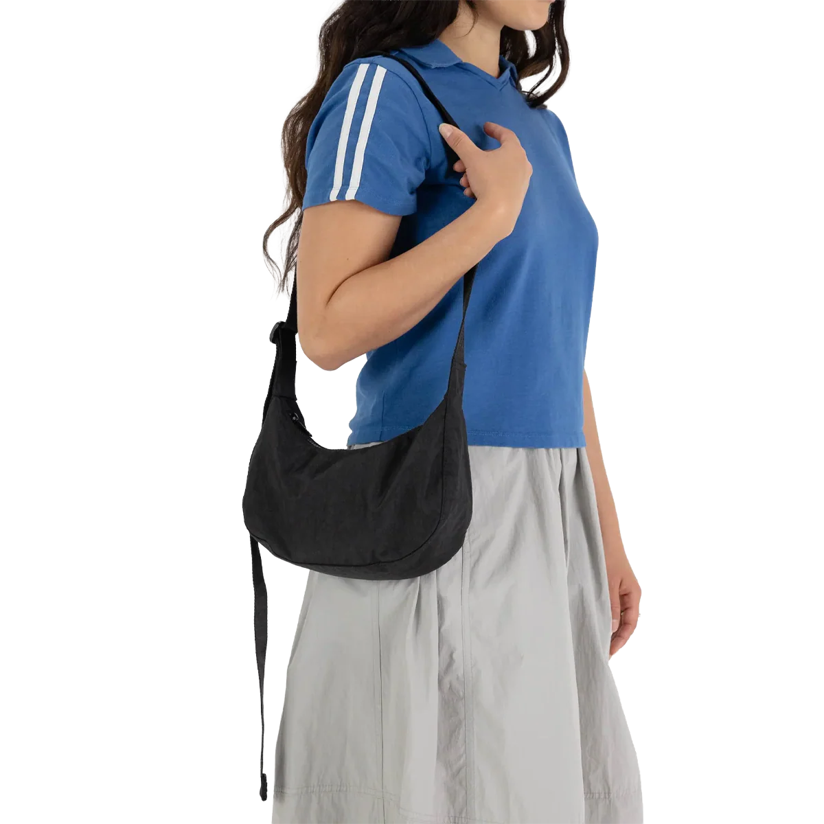 Small Nylon Crescent Bag - Image 3