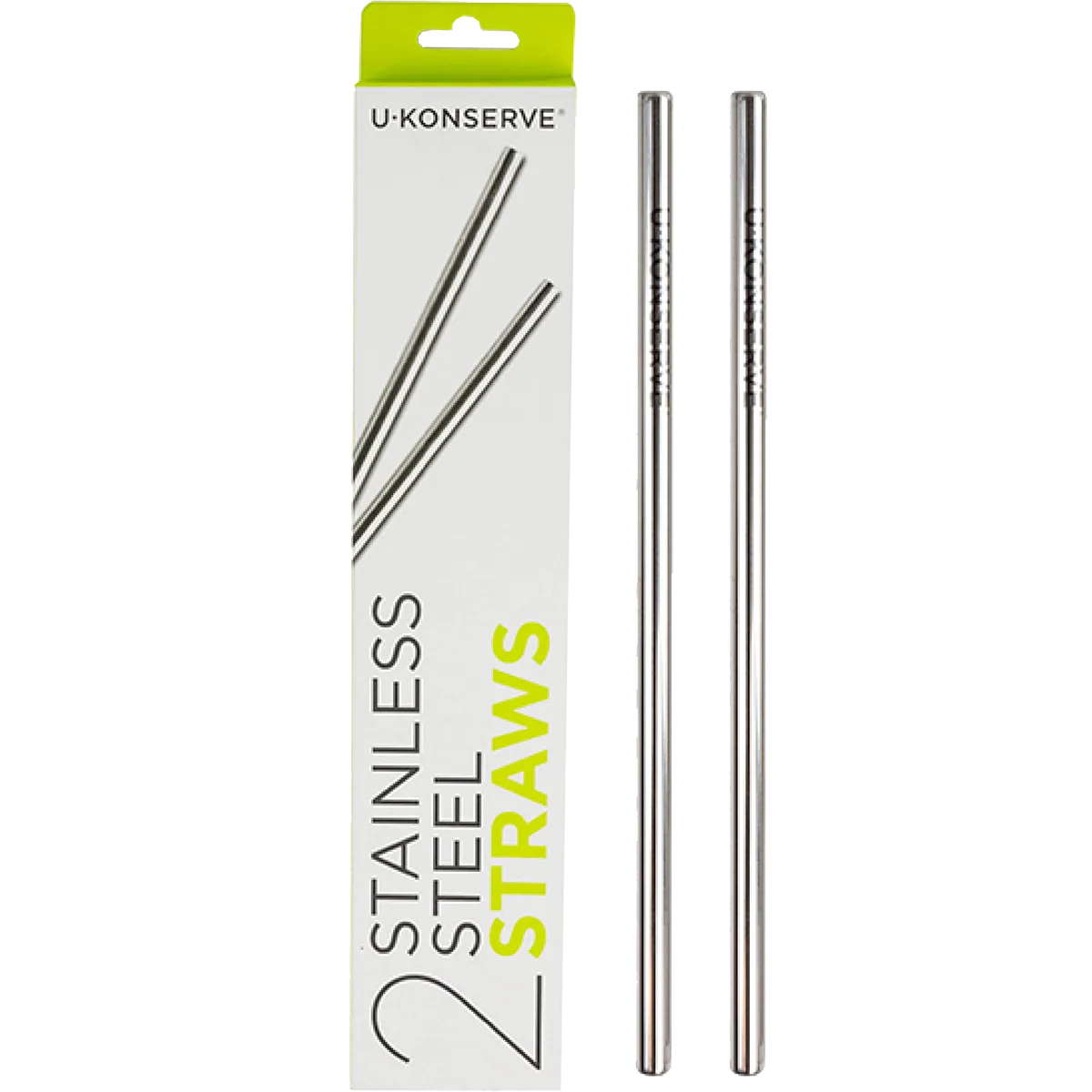 Stainless Steel Straws 2-Pack - Image 2