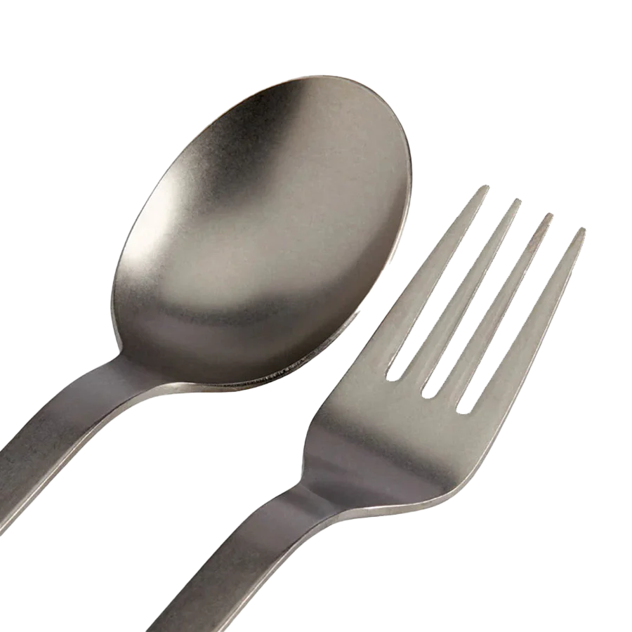 Titanium Fork & Spoon Set - Image 4