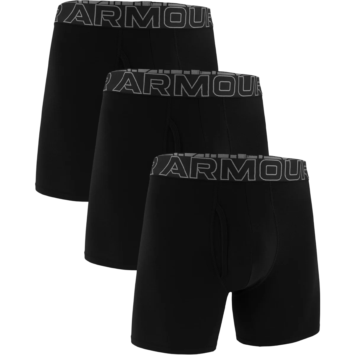 UA Performance Cotton 6" Boxer Brief 3-Pack