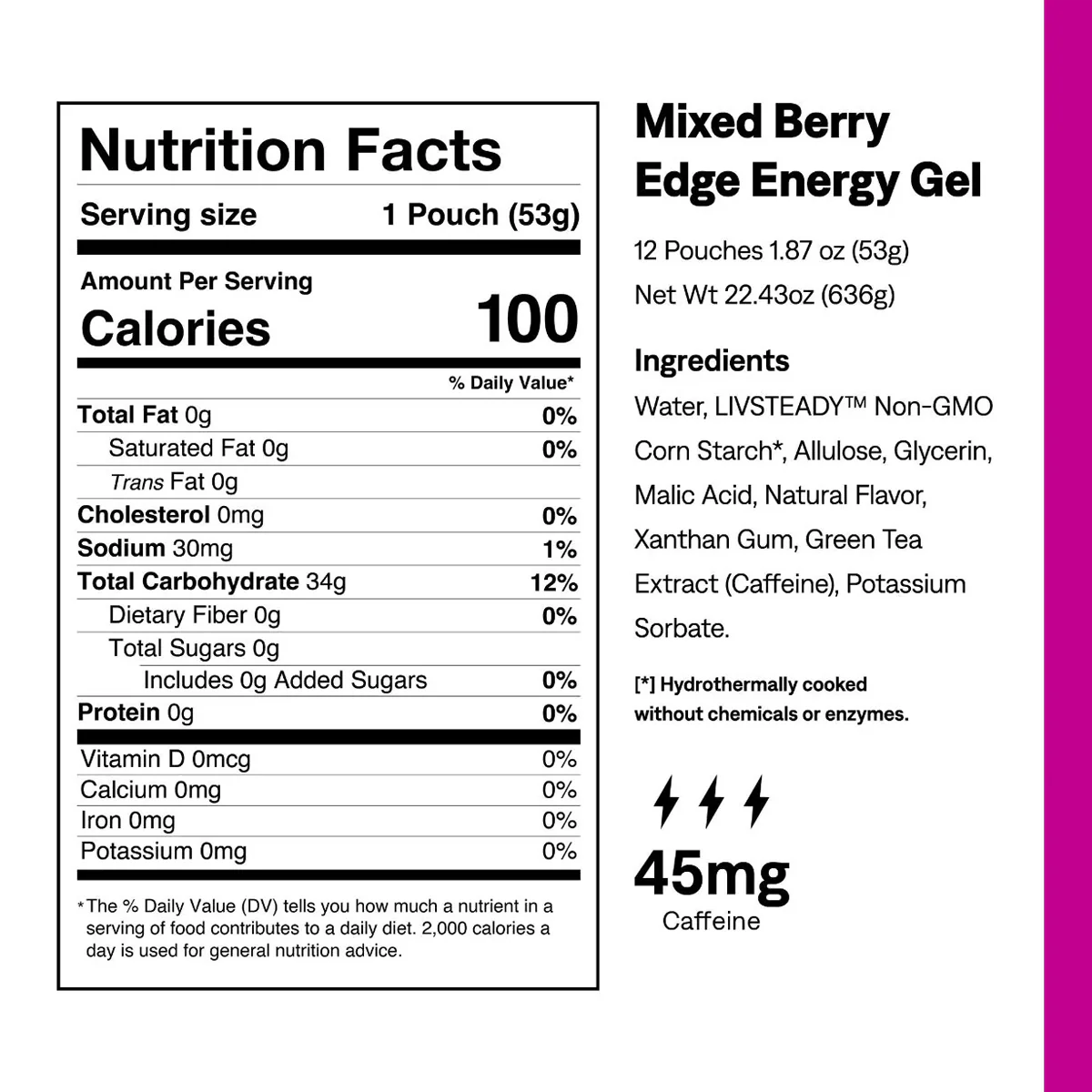 Edge Energy Gel Plus Caffeine - Image 14