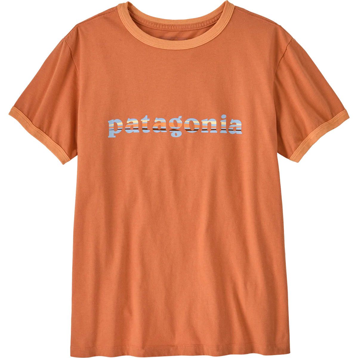 Women's '73 Text Logo Org Ringer Tee
