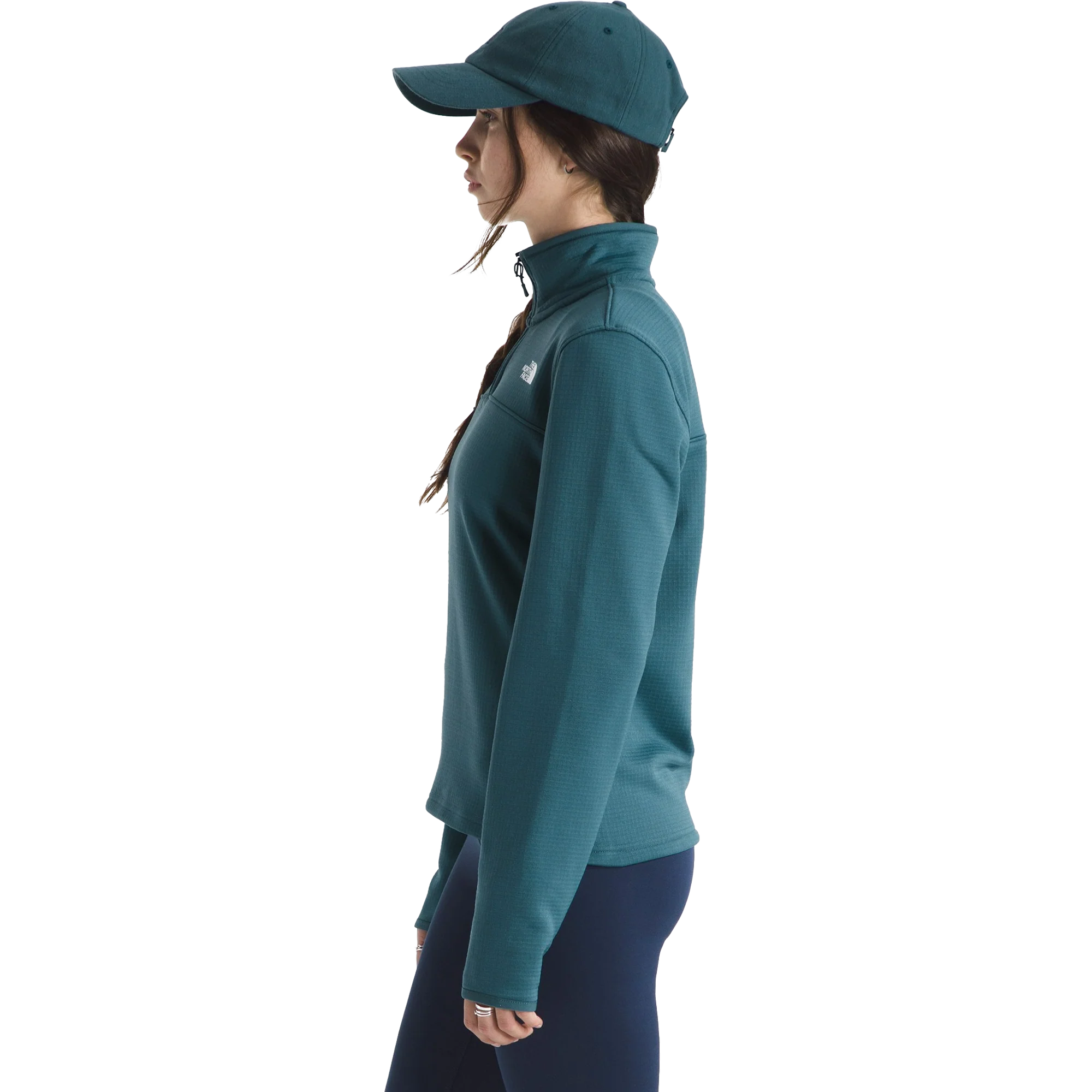 Women's Cedar Trail Grid Fleece 1/4 Zip Jacket - Image 4