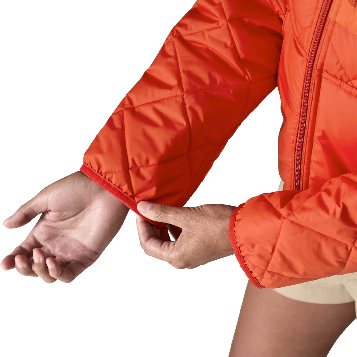 Women's Diamond Quilt Bomber Hoody - Image 9