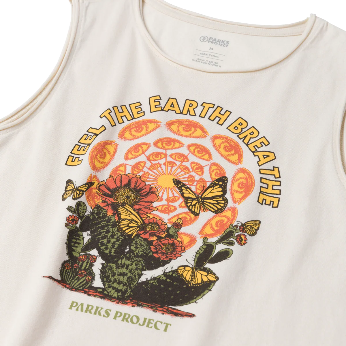 Women's Feel the Earth Breathe Butterfly Tank - Image 4