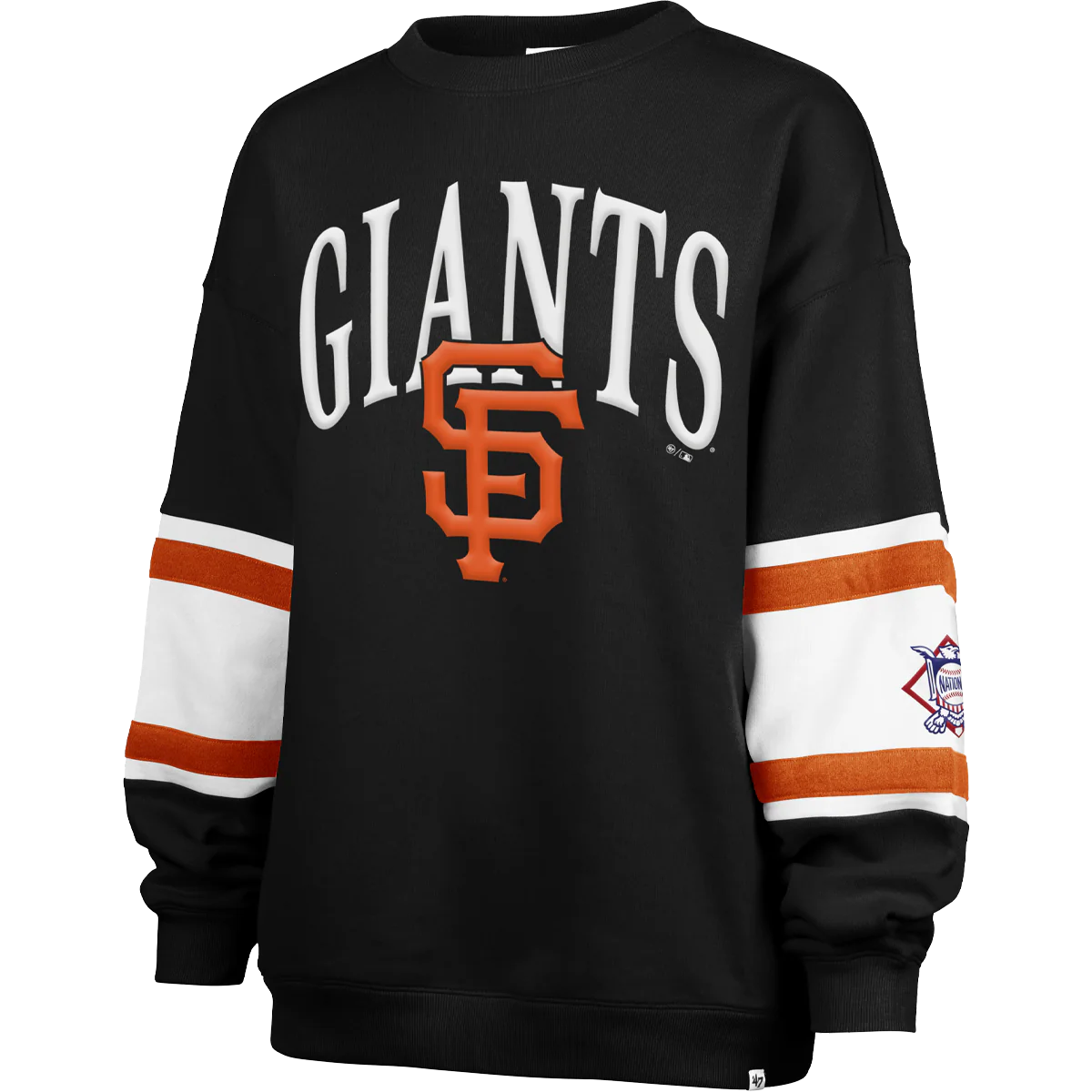 Women's Giants Steadfast Sleeve Paneled Crew