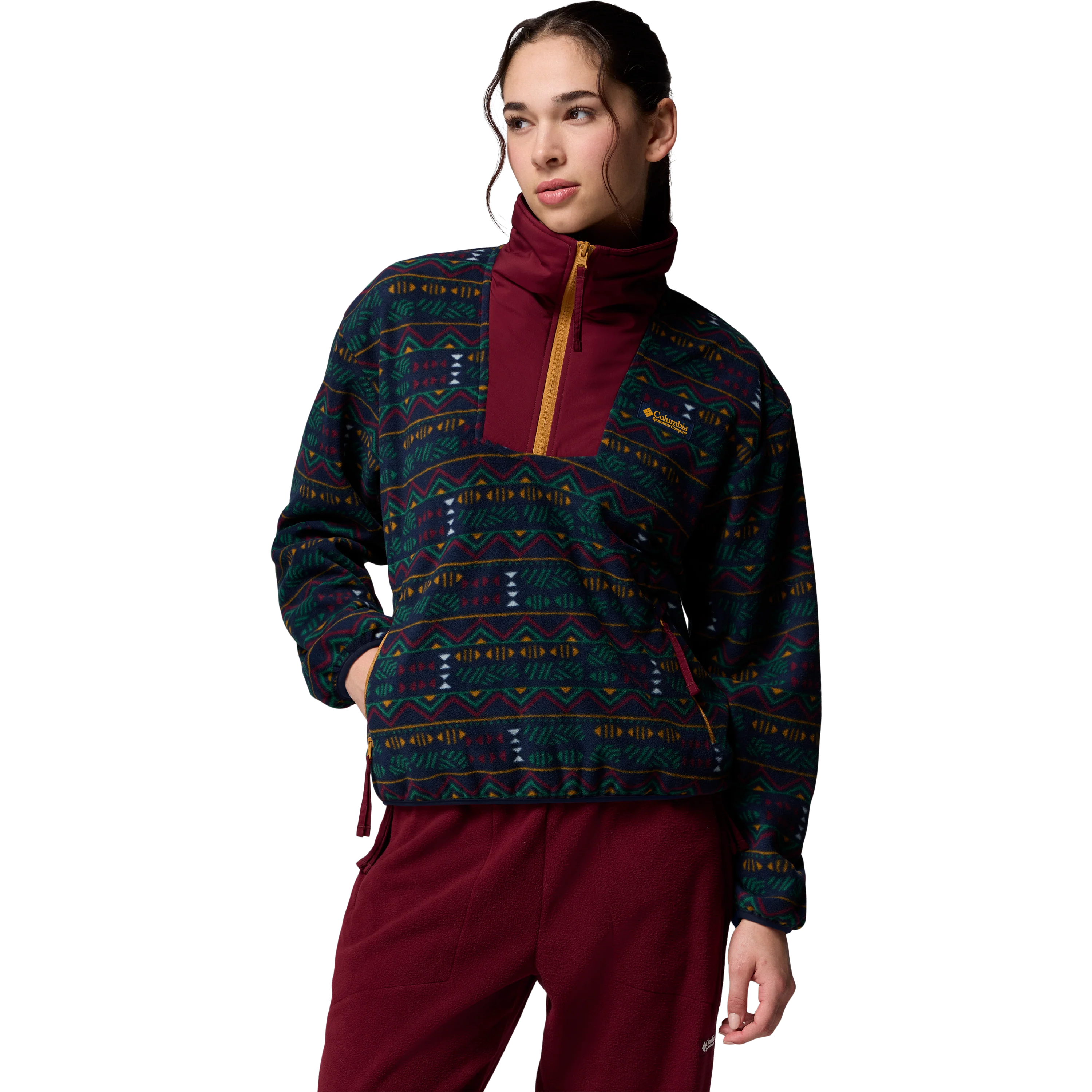 Women's Sequoia Grove Printed 1/2 Zip - Image 2