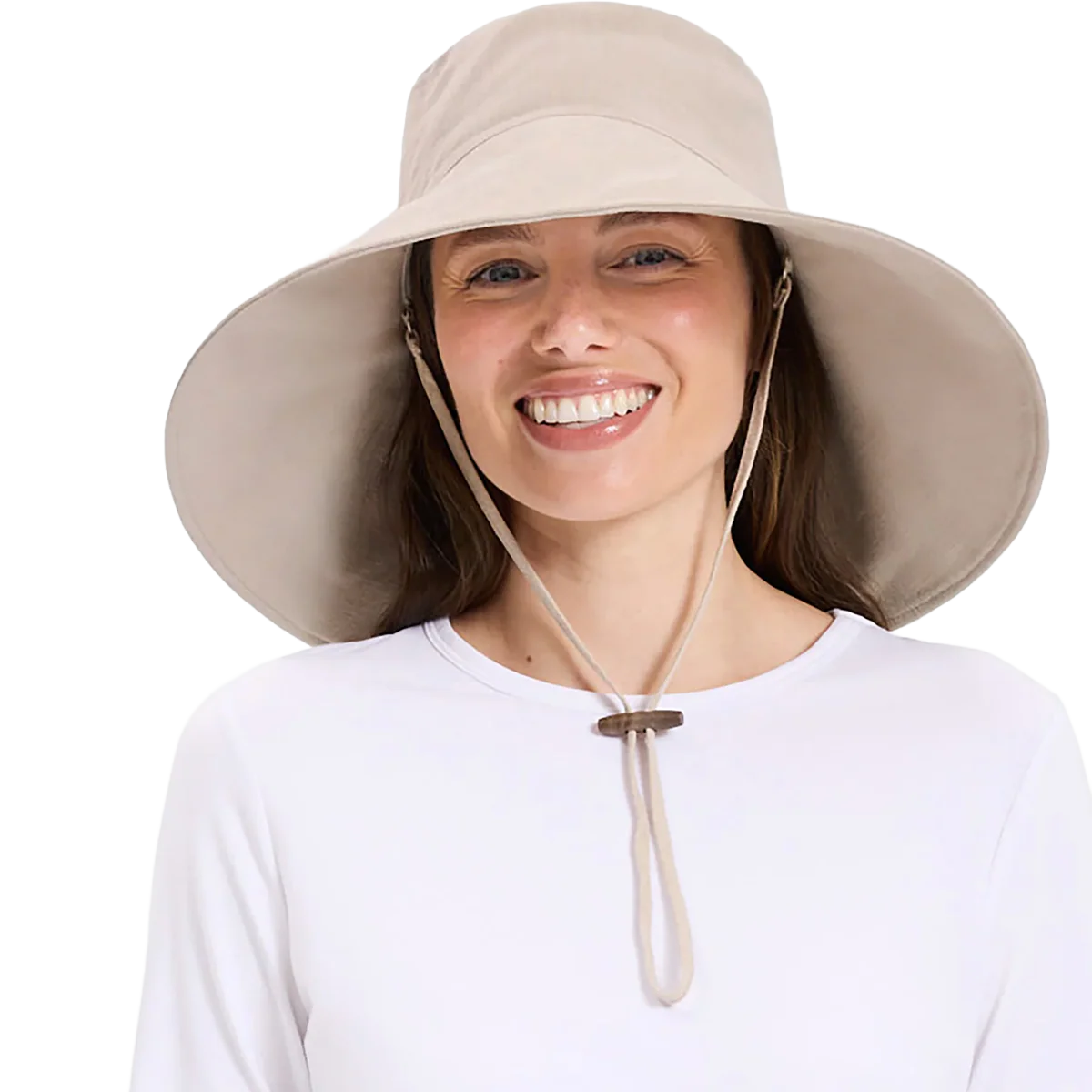 Women's Ultra Wide Cotton Linen Hat UPF 50+