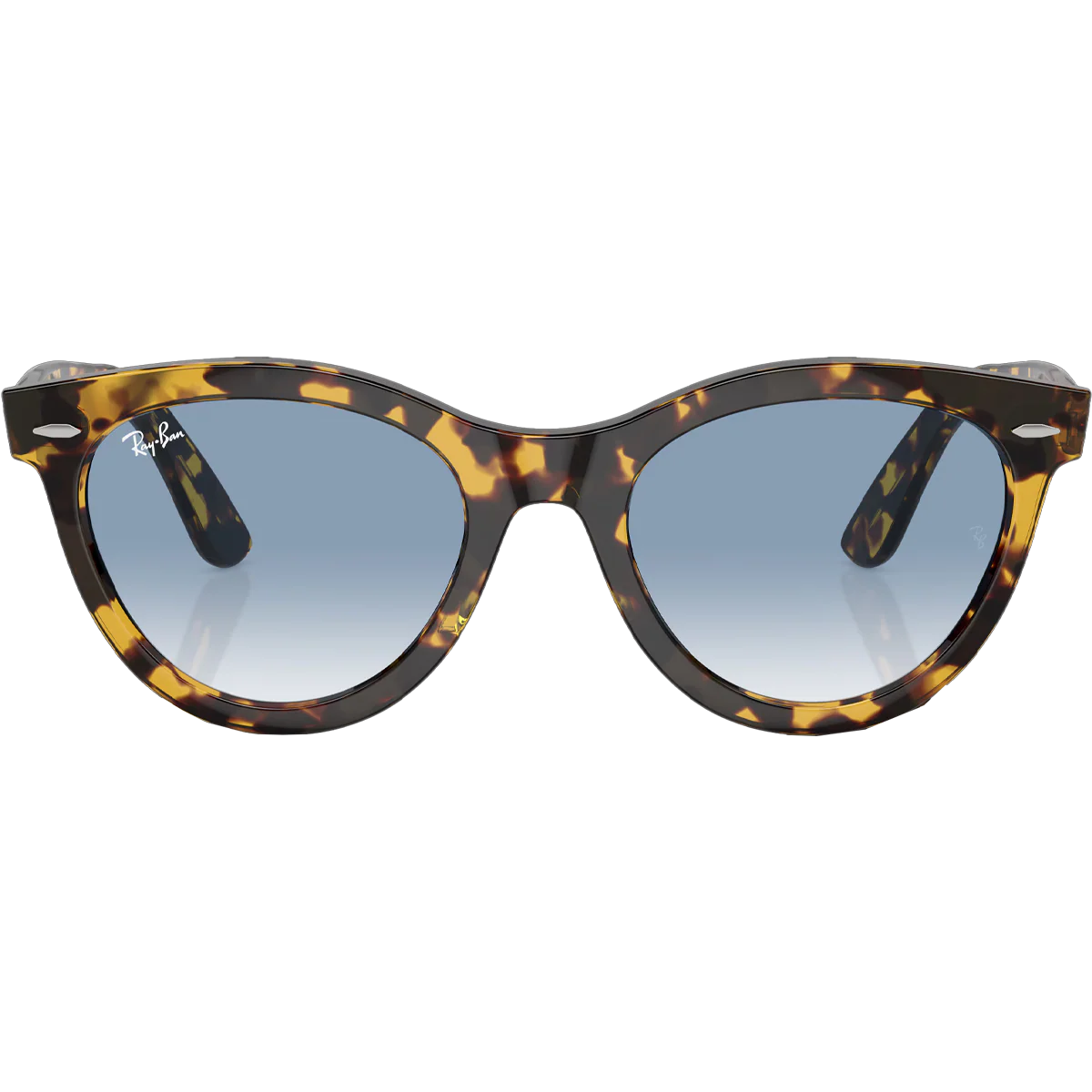 Wayfarer Way - Polished Yellow Havana/Clear & Blue
