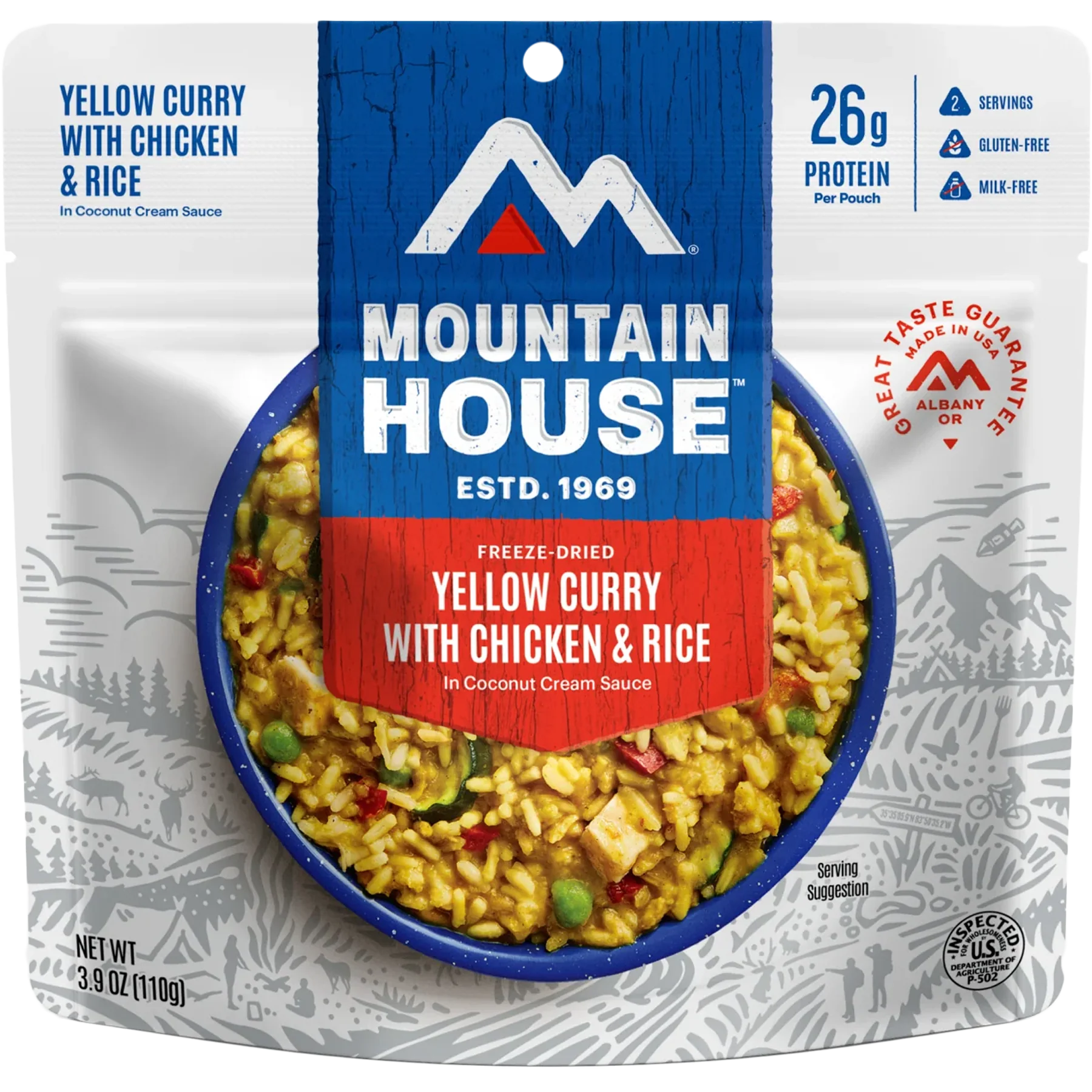 Yellow Curry with Chicken & Rice (2 Servings)